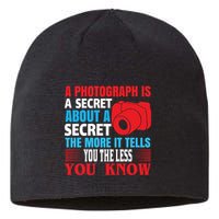 A Photograph Is A Secret About A Secret The More It Tells You The Less You Know Sustainable Beanie