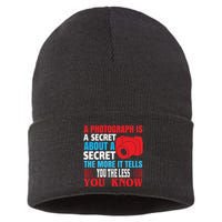A Photograph Is A Secret About A Secret The More It Tells You The Less You Know Sustainable Knit Beanie