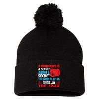 A Photograph Is A Secret About A Secret The More It Tells You The Less You Know Pom Pom 12in Knit Beanie