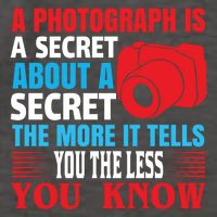 A Photograph Is A Secret About A Secret The More It Tells You The Less You Know Vector Backpack