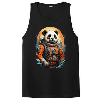 Astronaut Panda In Space Cute PosiCharge Competitor Tank