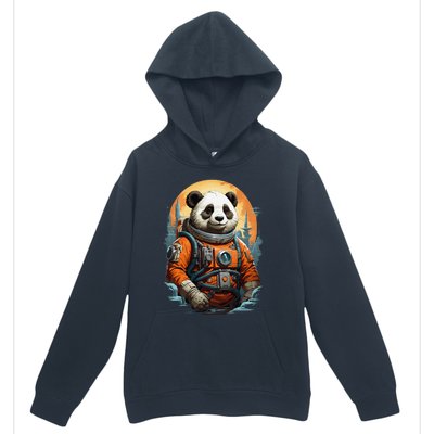 Astronaut Panda In Space Cute Urban Pullover Hoodie