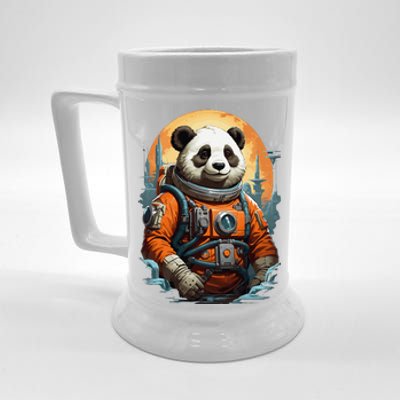 Astronaut Panda In Space Cute Beer Stein