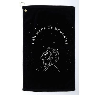 Achilles Patroclus I Am Made Of Memories Poet Song Fan Art Gift Platinum Collection Golf Towel