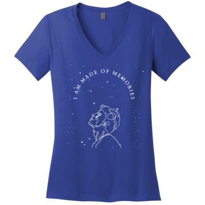 Achilles Patroclus I Am Made Of Memories Poet Song Fan Art Gift Women's V-Neck T-Shirt