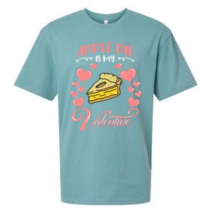 Apple Pie Is My Valentine Candy Valentines Day Great Gift Sueded Cloud Jersey T-Shirt