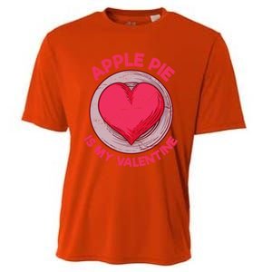 Apple Pie Is My Valentine Pastries Funny Pie Lover Humor Cool Gift Cooling Performance Crew T-Shirt