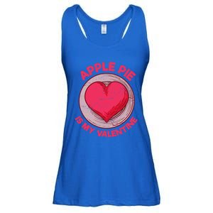 Apple Pie Is My Valentine Pastries Funny Pie Lover Humor Cool Gift Ladies Essential Flowy Tank