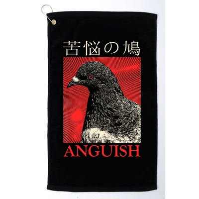 Anguish Pigeon Japanese Golf Towel