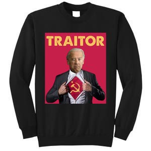 Anti President Joe Biden Biden Is A Communist Traitor Joe Biden Not My Communist Sweatshirt