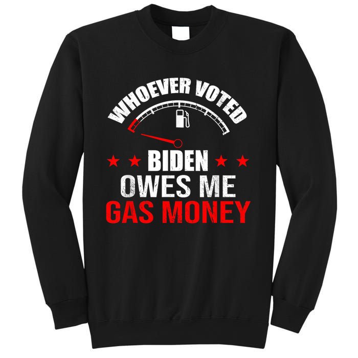 Anti President Joe Biden Owes Republican Gas Money Sweatshirt