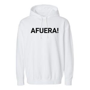 Afuera! President Javier Milei Garment-Dyed Fleece Hoodie