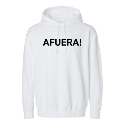 Afuera! President Javier Milei Garment-Dyed Fleece Hoodie