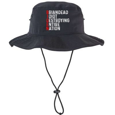 Anti President Joe Biden Idiot Democratic Republican Legacy Cool Fit Booney Bucket Hat