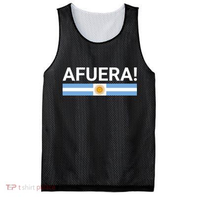 Afuera! President Javier Milei Mesh Reversible Basketball Jersey Tank