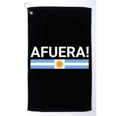 Afuera! President Javier Milei Golf Towel