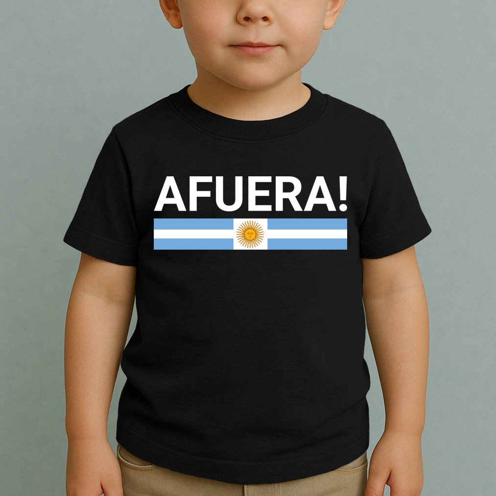 Afuera! President Javier Milei Toddler T-Shirt