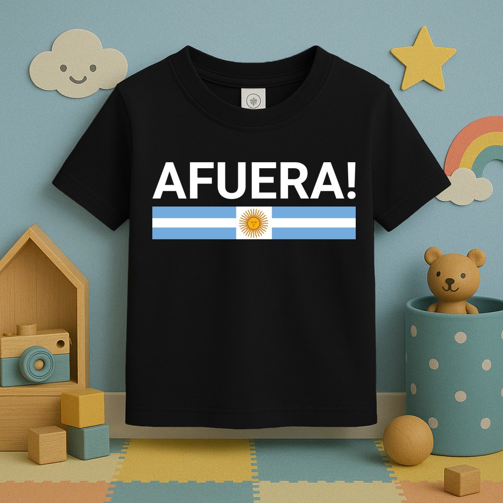 Afuera! President Javier Milei Toddler T-Shirt