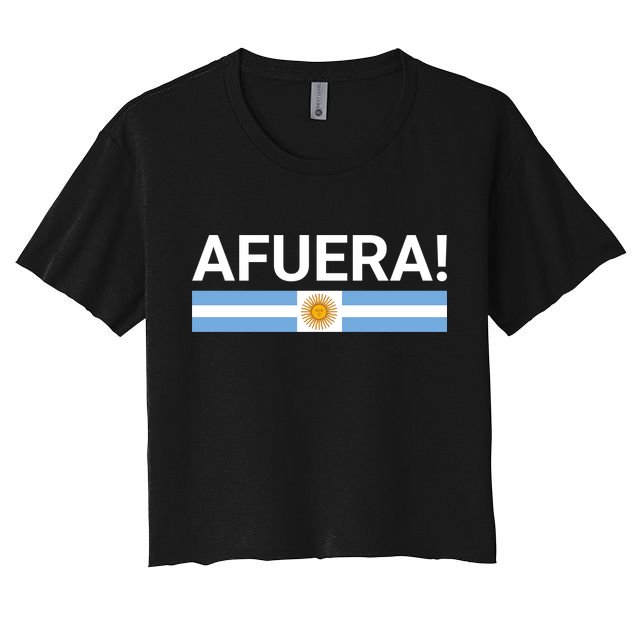 Afuera! President Javier Milei Crop Top