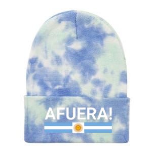 Afuera! President Javier Milei Tie Dye 12in Knit Beanie