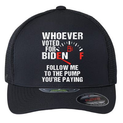 Anti President Joe Biden Owes Republican Gas Money Flexfit Unipanel Trucker Cap