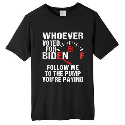 Anti President Joe Biden Owes Republican Gas Money Tall Fusion ChromaSoft Performance T-Shirt