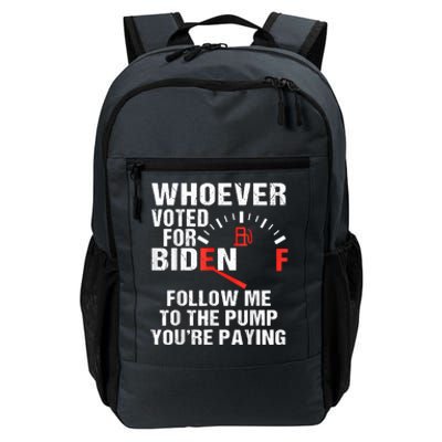 Anti President Joe Biden Owes Republican Gas Money Daily Commute Backpack