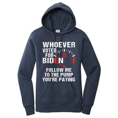 Anti President Joe Biden Owes Republican Gas Money Women's Pullover Hoodie