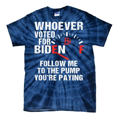 Anti President Joe Biden Owes Republican Gas Money Tie-Dye T-Shirt