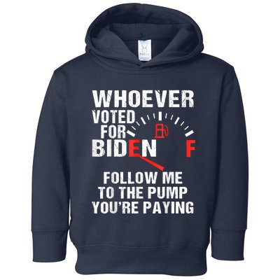 Anti President Joe Biden Owes Republican Gas Money Toddler Hoodie