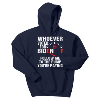 Anti President Joe Biden Owes Republican Gas Money Kids Hoodie