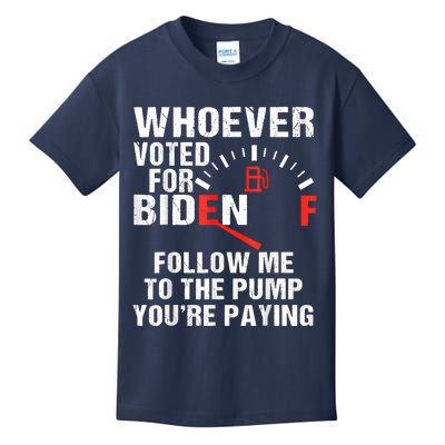 Anti President Joe Biden Owes Republican Gas Money Kids T-Shirt