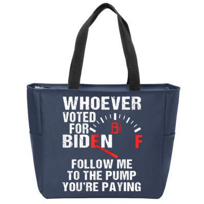 Anti President Joe Biden Owes Republican Gas Money Zip Tote Bag