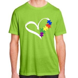 Autism Puzzle Love Autism Awareness Graphic Cool Gift Adult ChromaSoft Performance T-Shirt