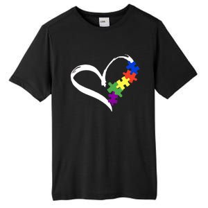 Autism Puzzle Love Autism Awareness Graphic Cool Gift Tall Fusion ChromaSoft Performance T-Shirt