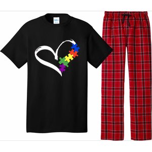 Autism Puzzle Love Autism Awareness Graphic Cool Gift Pajama Set