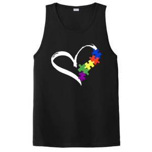 Autism Puzzle Love Autism Awareness Graphic Cool Gift PosiCharge Competitor Tank