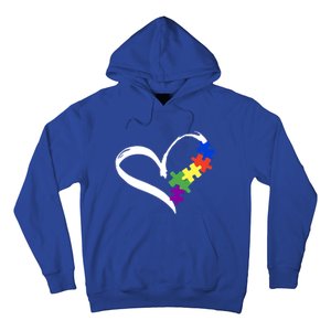 Autism Puzzle Love Autism Awareness Graphic Cool Gift Hoodie