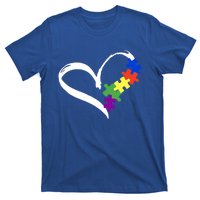 Autism Puzzle Love Autism Awareness Graphic Cool Gift T-Shirt