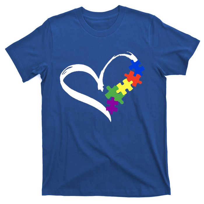 Autism Puzzle Love Autism Awareness Graphic Cool Gift T-Shirt