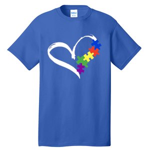 Autism Puzzle Love Autism Awareness Graphic Cool Gift Tall T-Shirt