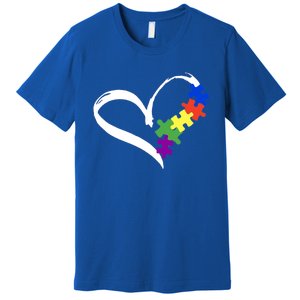 Autism Puzzle Love Autism Awareness Graphic Cool Gift Premium T-Shirt