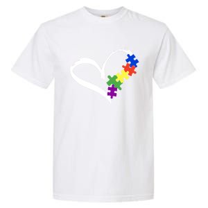 Autism Puzzle Love Autism Awareness Graphic Cool Gift Garment-Dyed Heavyweight T-Shirt