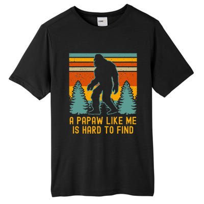 A Papaw Like Me Is Hard To Find Bigfoot Grandpa Tall Fusion ChromaSoft Performance T-Shirt