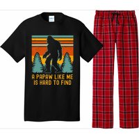 A Papaw Like Me Is Hard To Find Bigfoot Grandpa Pajama Set