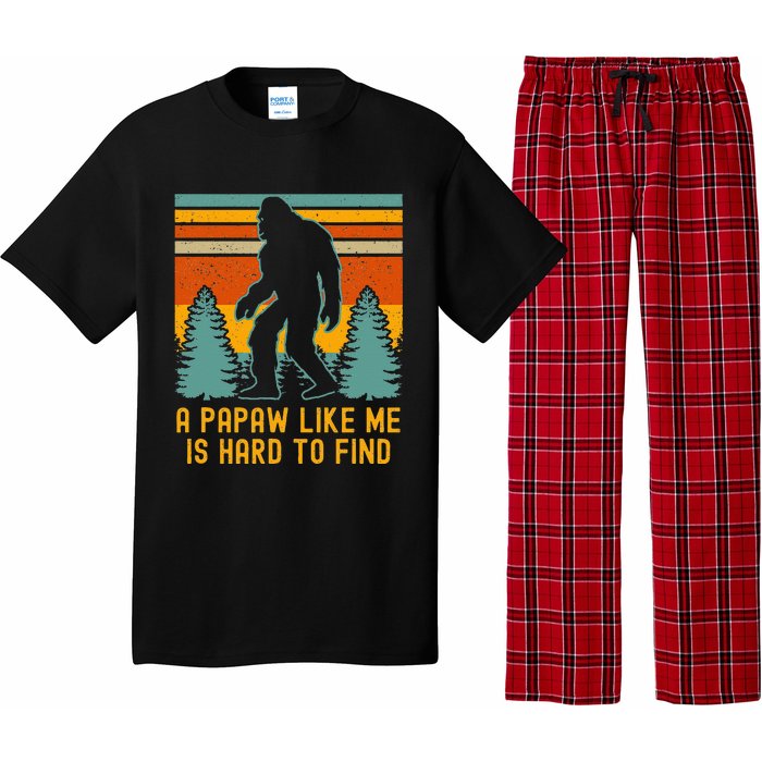 A Papaw Like Me Is Hard To Find Bigfoot Grandpa Pajama Set