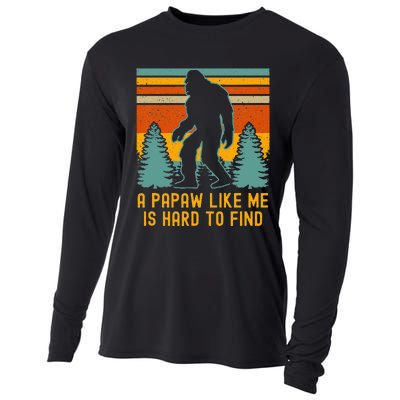 A Papaw Like Me Is Hard To Find Bigfoot Grandpa Cooling Performance Long Sleeve Crew