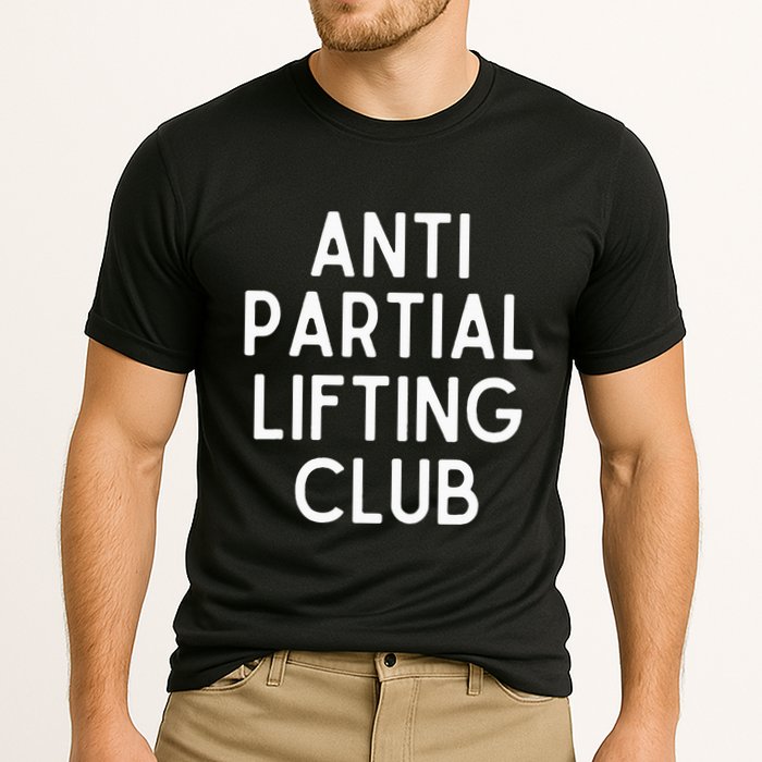 Anti Partial Lifting Club Gym Fitness Powerlifting Cooling Performance Crew T-Shirt