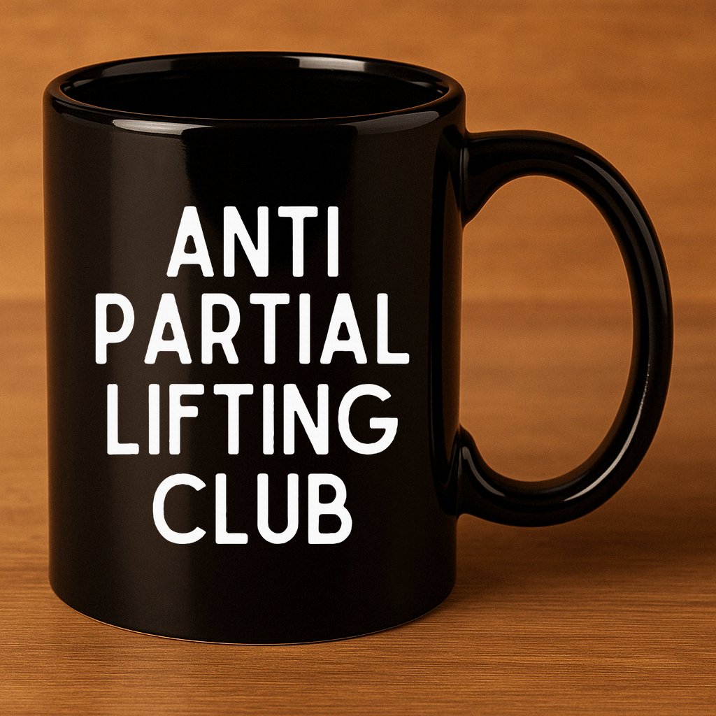 Anti Partial Lifting Club Gym Fitness Powerlifting 11oz C Handle Ceramic Mug