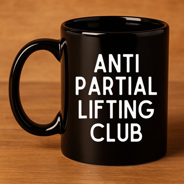 Anti Partial Lifting Club Gym Fitness Powerlifting 11oz C Handle Ceramic Mug